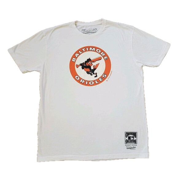 Mitchell And Ness Baltimore Orioles Sz XL Mens Cooperstown Collection T-Shirt - Picture 1 of 5